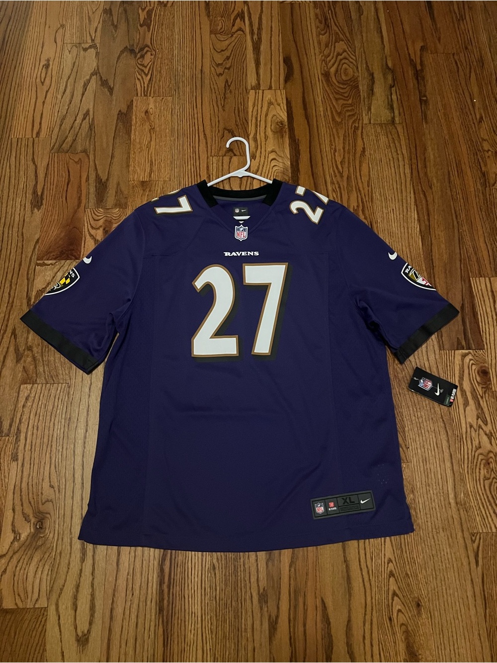Nike Baltimore Ravens Purple Ray Rice #27 Football Jersey